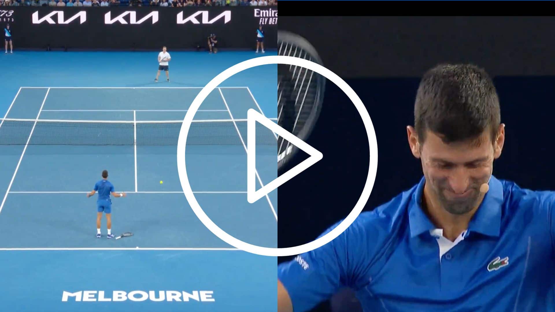 [Watch] Novak Djokovic ‘Drops Racket’, Bows Down To Steve Smith In Awe After Tennis Mastery